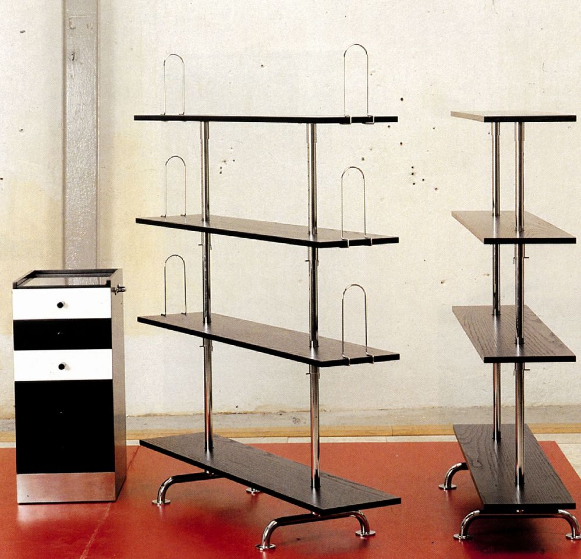 S44 Breuer-Shelf Tecta | ohne Fachboden | weiß decklackiert